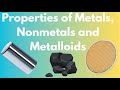 Properties and Uses of Metals and Non-Metals