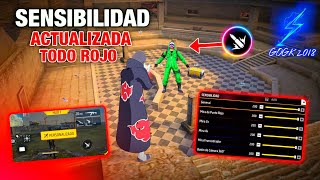✅ LA MEJOR SENSIBILIDAD para dar TODO ROJO en la NUEVA ACTUALIZACIÓN de FREE FIRE 2025 🔥