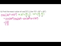 Trigonometric Functions and Formulas