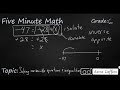 Properties of Equality and Inequalities
