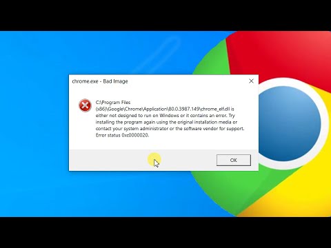 Chrome Error Code 0x80040c01 - 08/2021