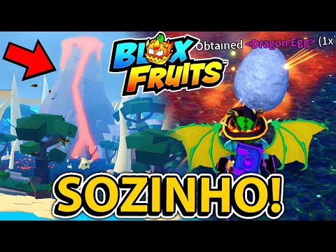 COMO FAZER ILHA PRÉ HISTÓRICA SOLO E RAÇA DRACO NO BLOX FRUITS!