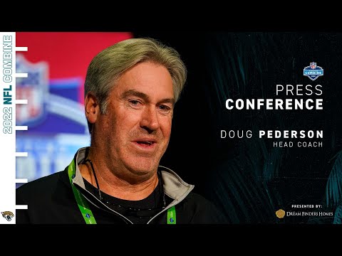 HC Doug Pederson meets with the media at the 2022 NFL Combine | Jacksonville Jaguars video clip