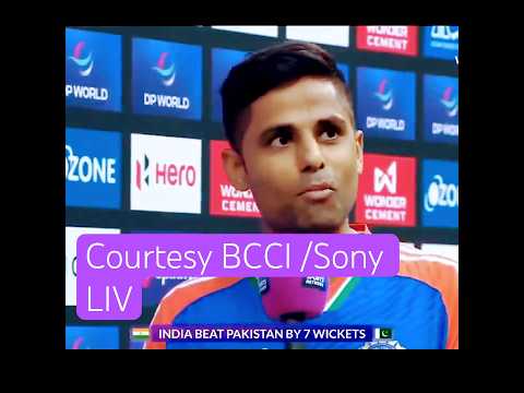 India Vs Pakistan - What Surya Kumar Yadav Said after winning #India #Pakistan #pahalgam #opsindoor