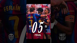 🤯✅️EL FCBARCELONA ESCALA SIN PARARA VALENCIA  0-5 FCBARCELONA #fcbarcelona #laliga #valencia