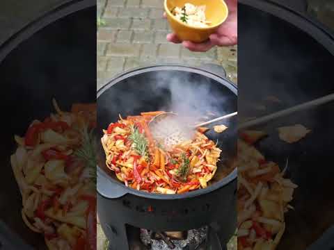 #kazan #rinderbeinscheibe #outdoorkitchen #food