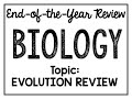 Evolution and Natural Selection Concepts