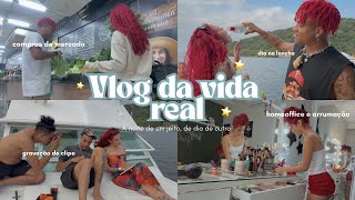 VLOG DA VIDA REAL⭐️ MERCADO, TRABALHANDO COMO BLOGUEIRA, GRAVAÇÃO DE CLIPE, E ETC.