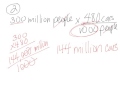 Electricity and Population Calculations