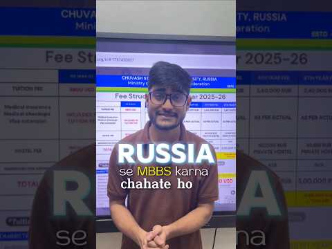 Chuvash State Medical University Russia 🇷🇺 || Fee Breakdown #mbbsabroad #mbbs #neet