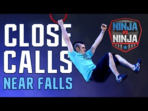 Best Runs: Close Calls Near Falls | American Ninja Warrior: Ninja Vs. Ninja