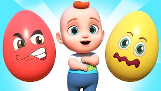 Surprise Eggs Kids Songs | Learning Colors and Numbers | Colorful Eggs | Nursery Rhymes & Kids Songs