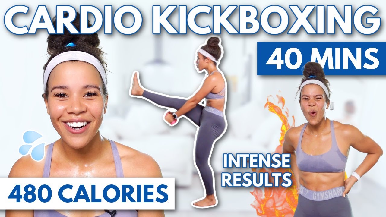 Kickboxing HIIT Cardio Workout - Full Body Fat Burn with Small Dumbbells - Grow with Jo