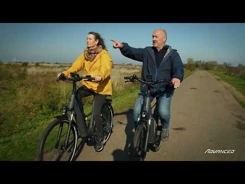 zanger Henk Poort, is helemaal overtuigd van de ADVANCED EBIKE Tour Plus