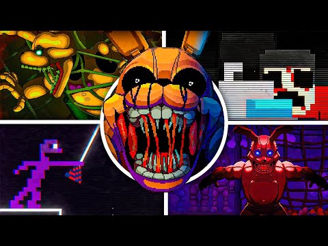 FNAF Into the Pit - All Secrets