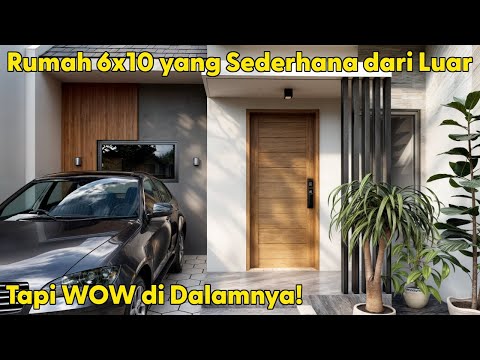 Nggak Bakal Nyangka, Rumah 6x10 Ini Punya 2 Lantai di Dalamnya!