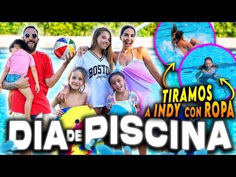 PASAMOS UN DÍA EN LA PISCINA | Familia Amiguindy