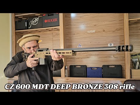 CZ 600 MDT DEEP BRONZE caliber 308 bolt action rifle Unboxing.