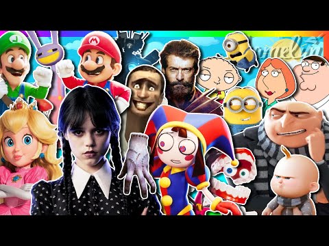 Coffin Dance MEGAMIX 189 - Wednesday & Family Guy & Skibidi Toilet & Pomni & Mario & Minions & Logan