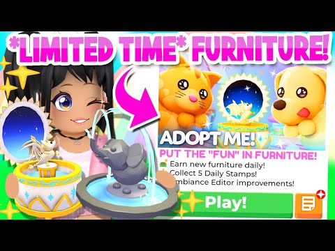 *IT'S HERE* HOW TO GET ALL NEW FURNITURE in Adopt Me! (roblox) TRUCK EVENT