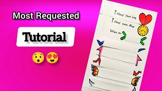 Tutorial Finally !!! 😍 💕 I need your love 💕 #art #craft #love
