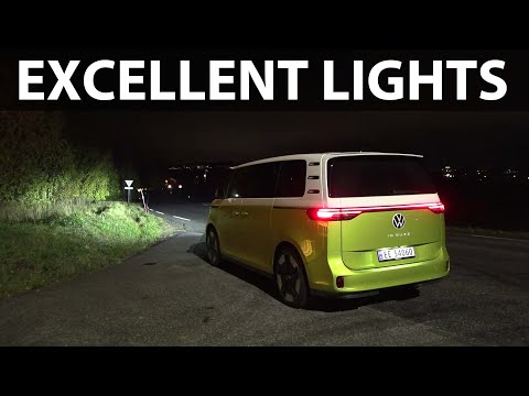 VW ID Buzz LED Matrix headlights test