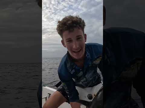 When your fishing buddy hooks his 3rd doggie in 3 drops!! #jigging #addictedfishing #dogtoothtuna