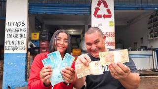 Fui fazer garimpo na reciclagem e me surpreendi com o valor!