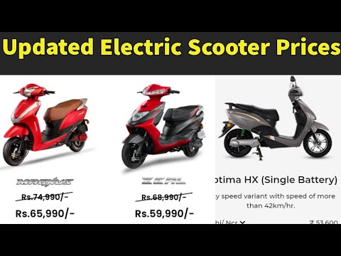 New Electric Scooters Prices in India 2021 - Fame ii Subsidy