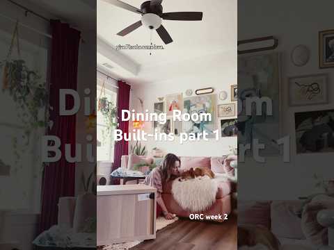 Dining room builtins part 1: IKEA Besta cabinets #dininingroomfurniture #diningroomdesign #orcat