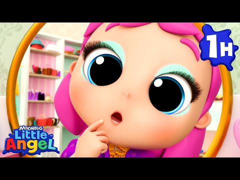 🎀 Princess Time with Jill 🎀 | Little Angel | Melody Time: Moonbug Kids Songs