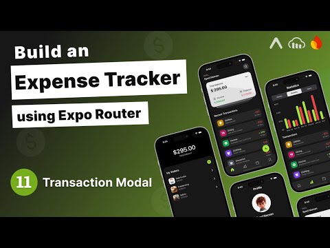 Build an Expense Tracker App with Expo Router #11 - Transaction Modal