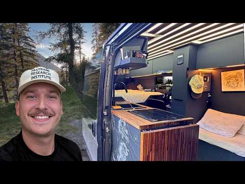 SOLO Vanlife in Montana Wilderness | Cooking Fresh Trout