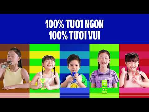 100% TƯƠI NGON - 100% TƯƠI VUI, SỮA TƯƠI VINAMILK 100% - ĐA GU ĐA VỊ CHO BÉ