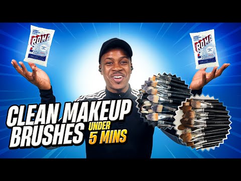 Clean Make Up Brushes  Under 5 Minutes