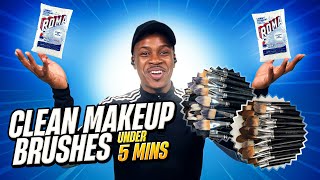 Clean Make Up Brushes  Under 5 Minutes