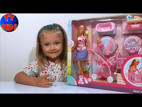 ✔ Видео для девочек. Распаковка новой куклы Штеффи от Ярославы. Steffi & Evi Love (SIMBA)