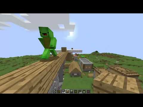 CRYING BANANA CAT VS Security House in Minecraft!