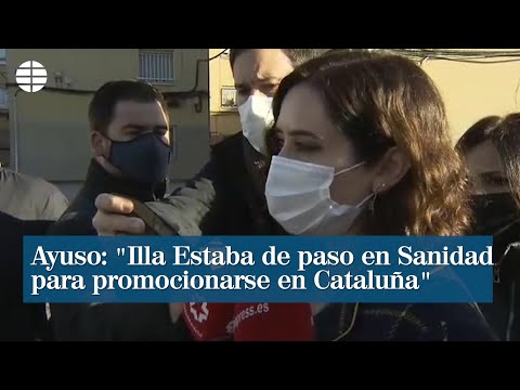 Ayuso, sobre la salida de Illa: “Estaba de paso en Sanidad para promocionarse en Cataluña”