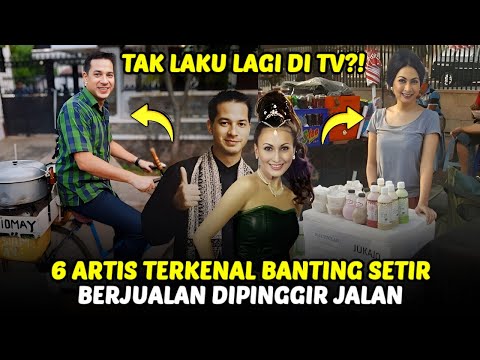 Tak Laku Lagi di TV! 6 Artis Ini Banting Setir Berjualan di Pinggir Jalan