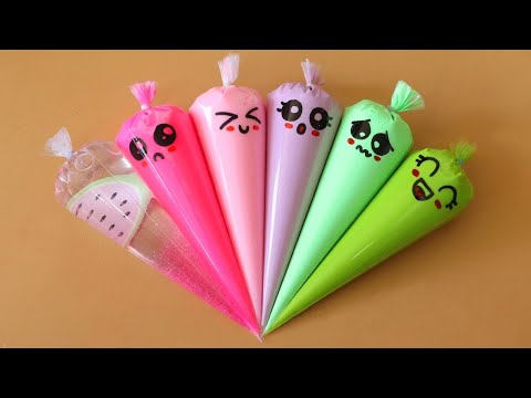 Making Slime with Piping Bags! Most Satisfying Slime Video★ASMR★#ASMR #PipingBags