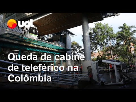 Queda de cabine de teleférico de Medellín deixa um morto e vários feridos