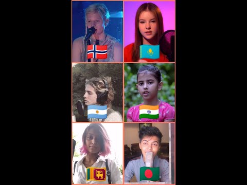 Runaway || Battle By - Aurora, Daneliya Tuleshova, LA RE, Anukriti, Yohani & Sahil Sanjan ||#shorts