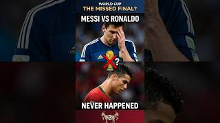 MESSI vs RONALDO… We Never Got THIS! 💔🐐 #messi #ronaldo #goat