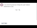 Mastering Division of Fractions Using LCD