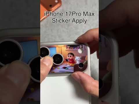 iPhone 17 Pro Max Smart Tom Back Sticker 🤯 New Look in Seconds!