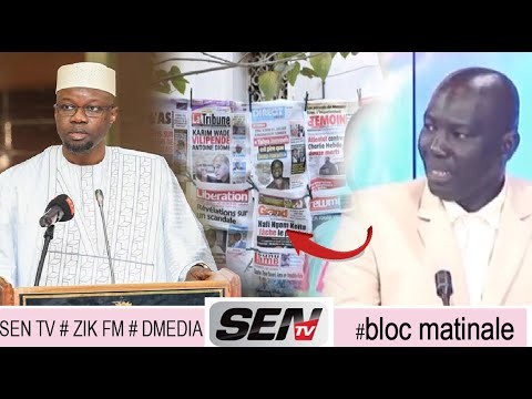 T.Diop Décortique Son Article Sur La Tribune, Fracasse Sonko Et Ch.Diba Et Décrit Un Avenir Sombre