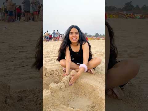 Kaise banayenge beach pe itna bada Castle ? 😱🏖️🏰 #priyalkukreja #shorts #ytshorts