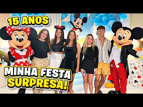 Minha festa de aniversário Surpresa / Meus 15 anos