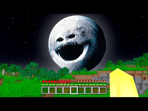 NUNCA ACORDE ESSA LUA NO MINECRAFT (MUITO PERIGOSO!)
